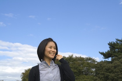 キュート 爽やか 明るい さわやかな日本人女性 m030057